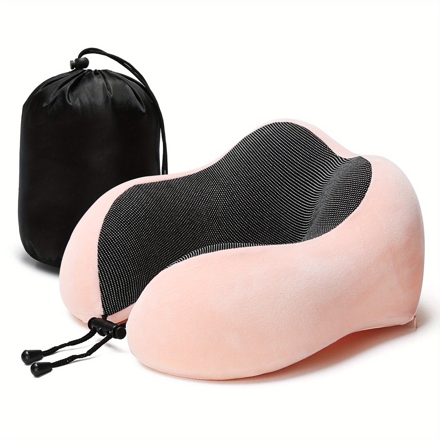 Soft U Shaped Memory Foam Neck Pillow for Travel, Airplane, and Bedding - Cervical Support Pillow