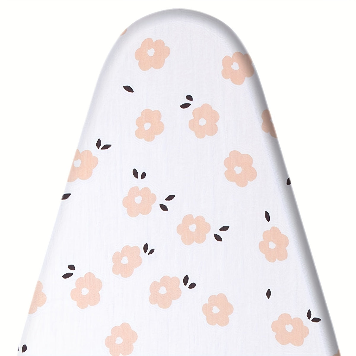 MZXcuin Ironing Board Cover with Extra Large Floral Design, 139.7cm x 50.8cm, Secure Fit with Drawstring, Enhanced with Thick Felt Padding, Resistant to Scorching - Light Green with White Flowers and Yellow Centers