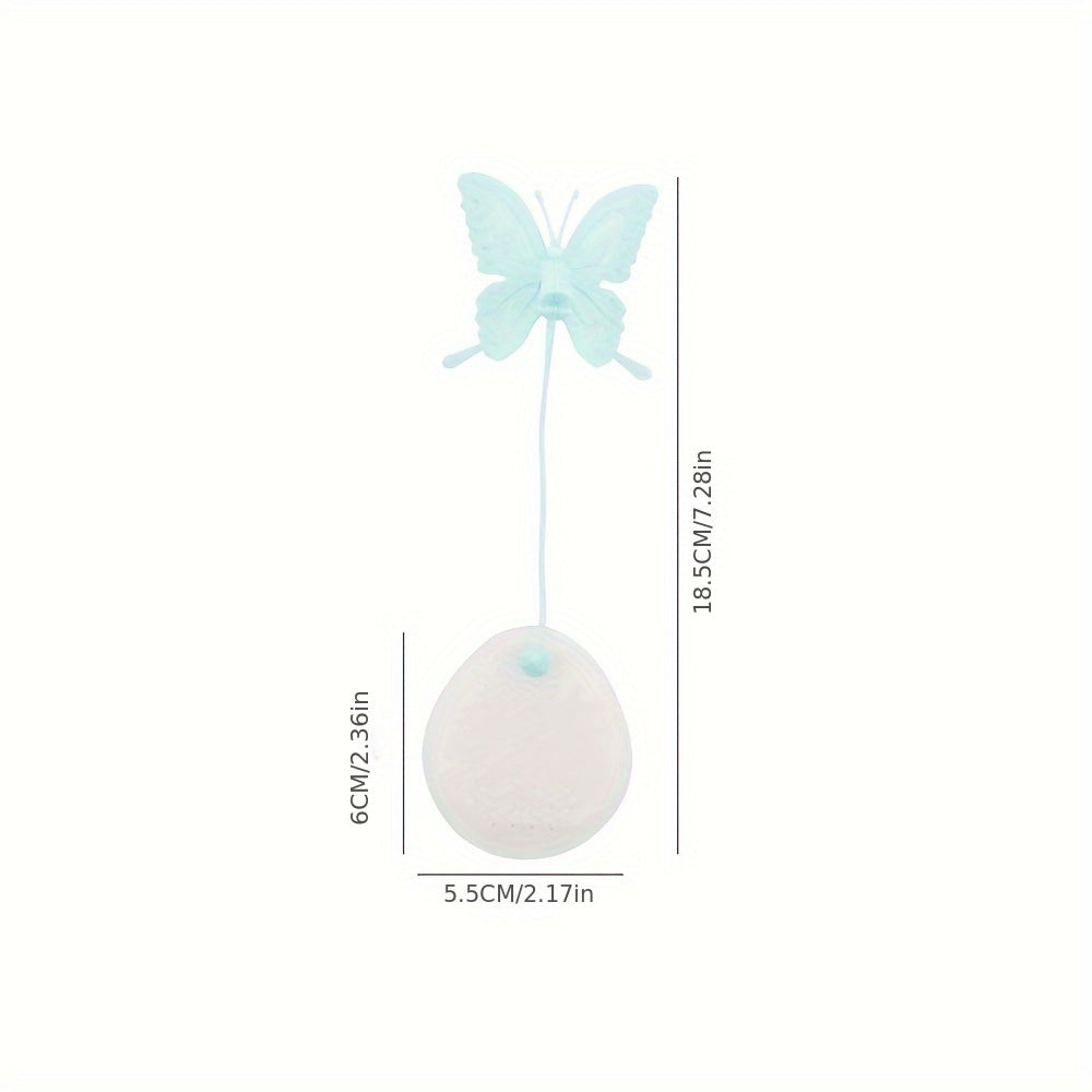 Transparent Butterfly-Shaped Silicone Tea Infuser - Reusable Loose Leaf Strainer for Home and Restaurant Use (1 piece)