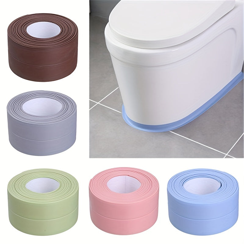 Waterproof self-adhesive sealing strip tape for bathroom and dorm room decor