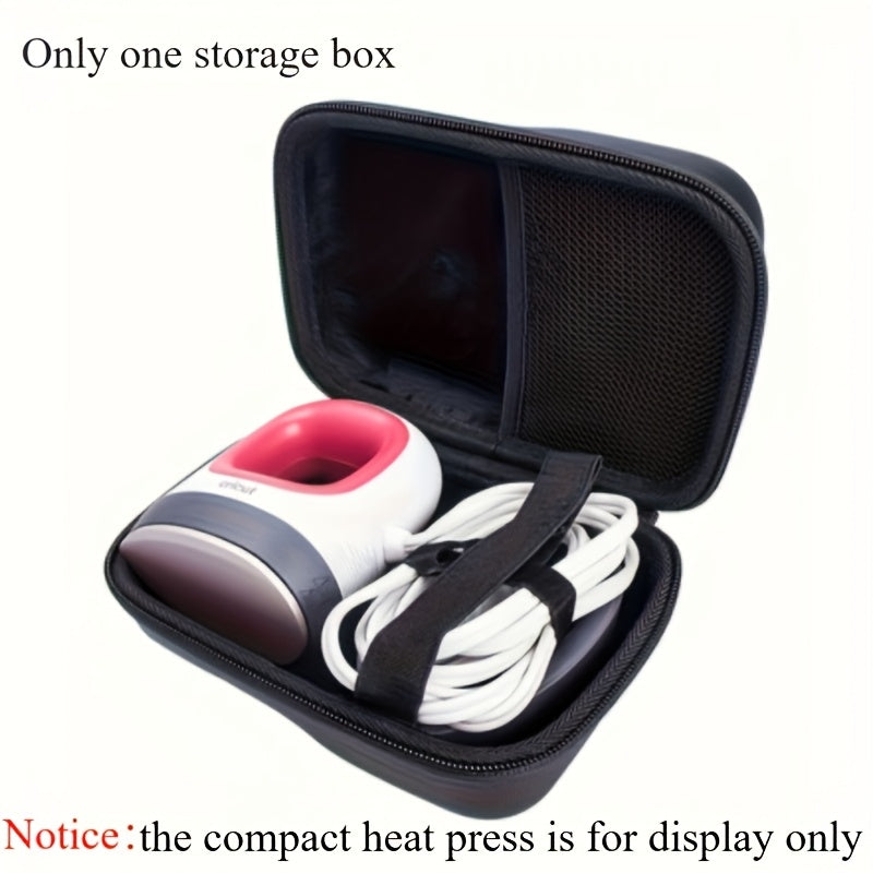 Portable Ironing Tools Organizer with Sturdy PVC Protective Case and Cord Management for Travel-Ready Mini Ironing Machine