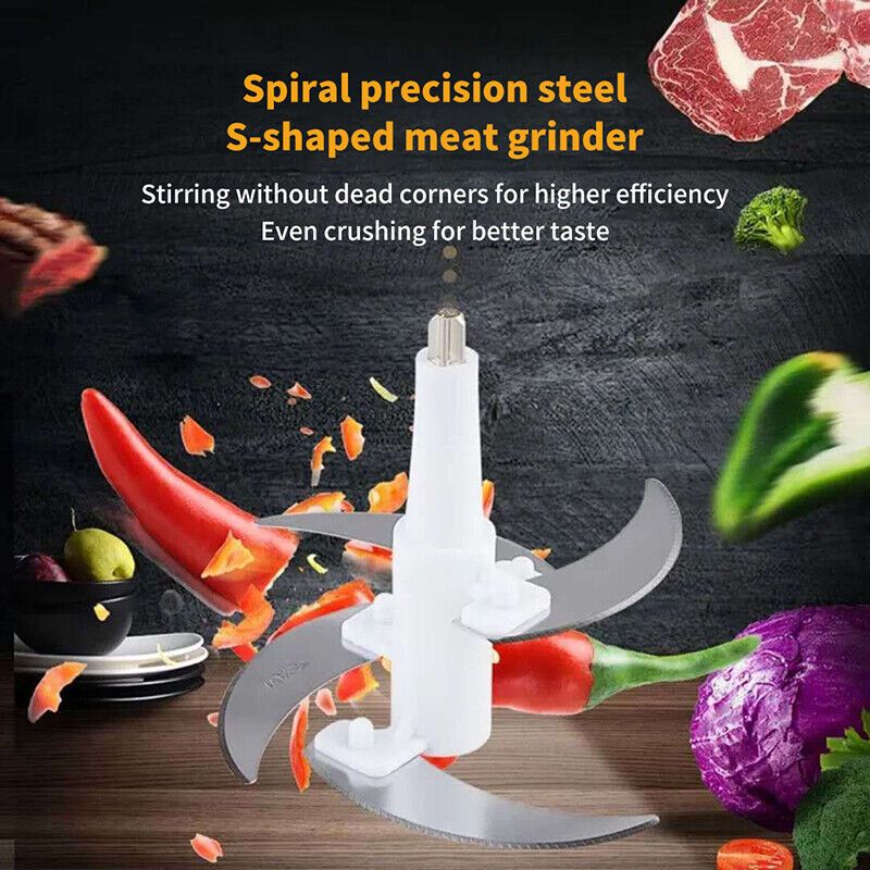 Replacement spare parts for electric meat grinder, including blade and food crusher processor. Suitable for  2L/3L/4L meat grinders. A useful addition to your kitchen tools and accessories.