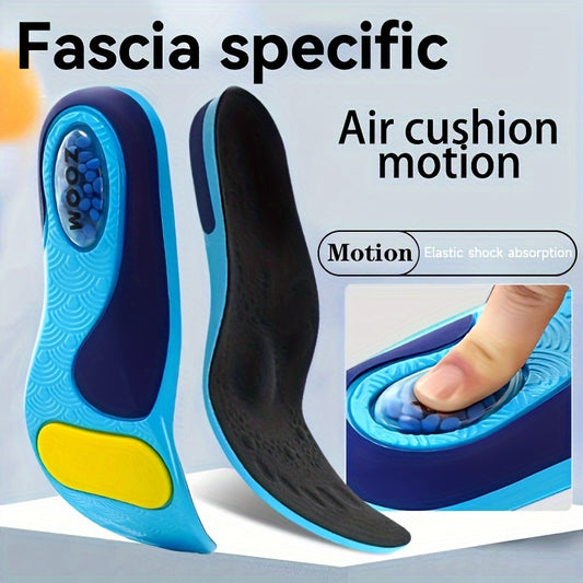 Shock-absorbing arch support insoles for running and work boots provide a comfortable fit and are ideal for long periods of standing.