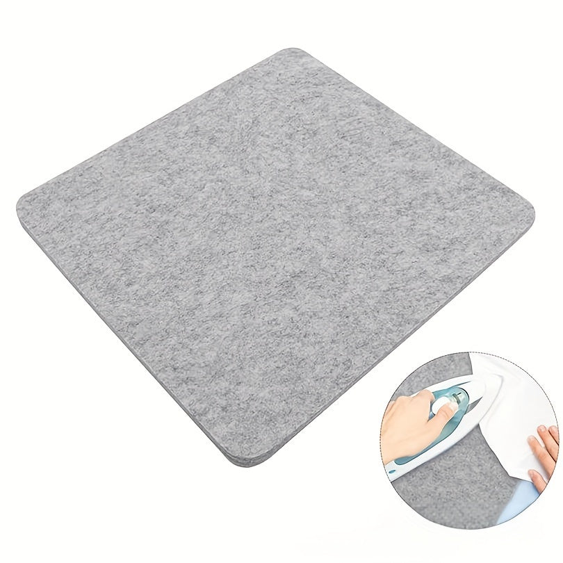 Heat-resistant felt ironing pad perfect for quilting and sewing projects. This durable non-slip laundry steam board makes ironing easy. A must-have for apartment or university dormitories. Also ideal for home office and travel.