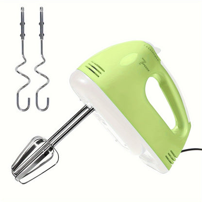 1 Electric Mixer with 7 Speeds, Handheld Whisk Mixer for Eggs and Batter, Kitchen Appliance for Mixing Bowls