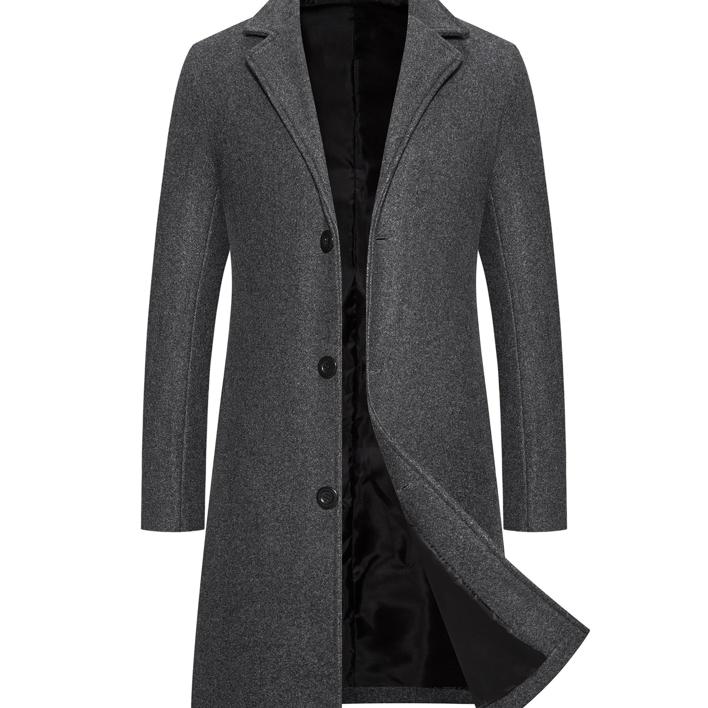 Men's Mid-length Trench Coat