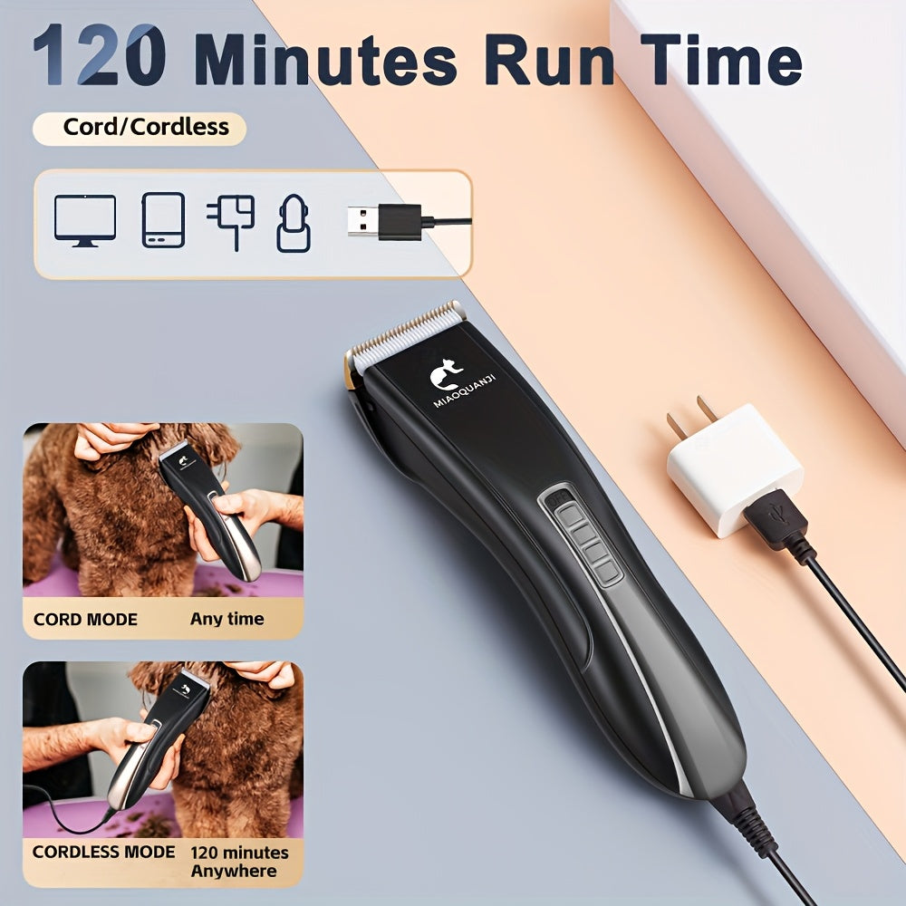 USB Charging Electric Pet Hair Clipper for Dogs and Cats