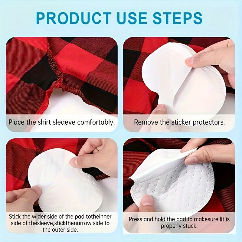 50/100pcs Disposable Armpit Sweat Pads, Durable, Lightweight & Breathable, Odorless, Easy-to-use, Suitable for Men and Women in Hot Summer