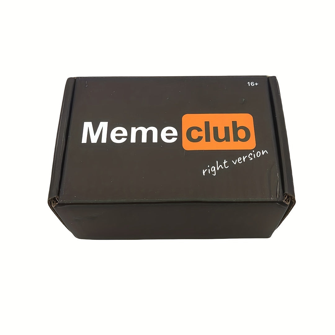 Meme Club Interactive Card Game - Fun desktop game for parties and gatherings, includes 108 cards, great holiday gift.