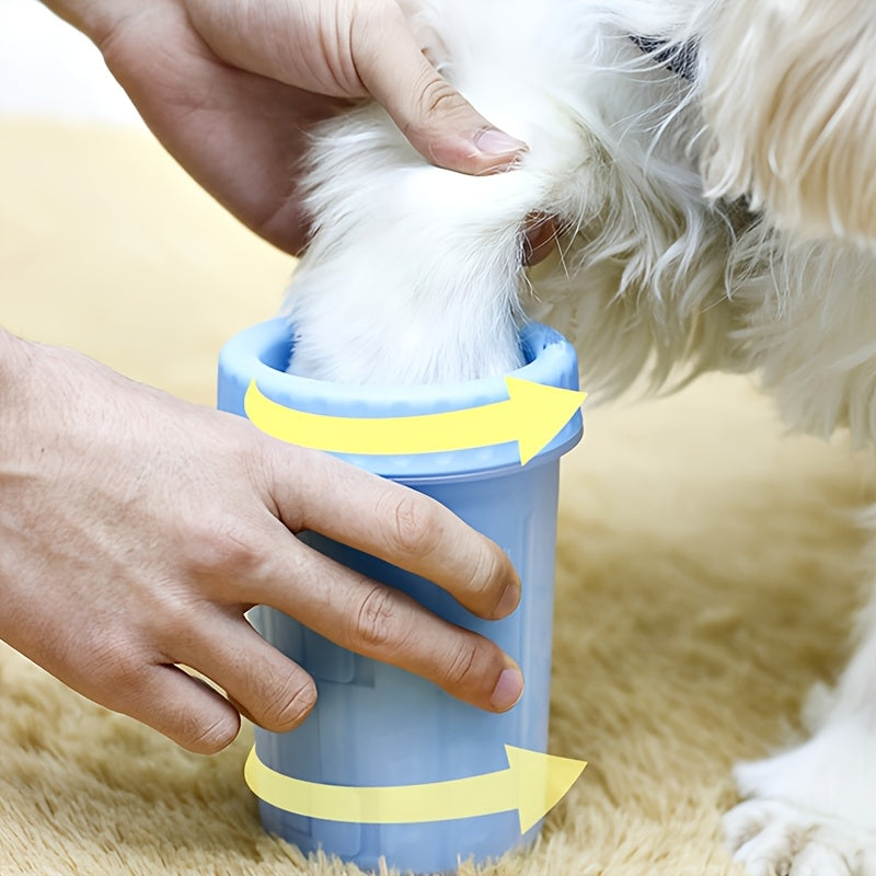 PetPaw Cleaning Brush for Dogs is an easy-to-use, uncharged manual paw cleaner ideal for maintaining pet hygiene and clean paw pads.