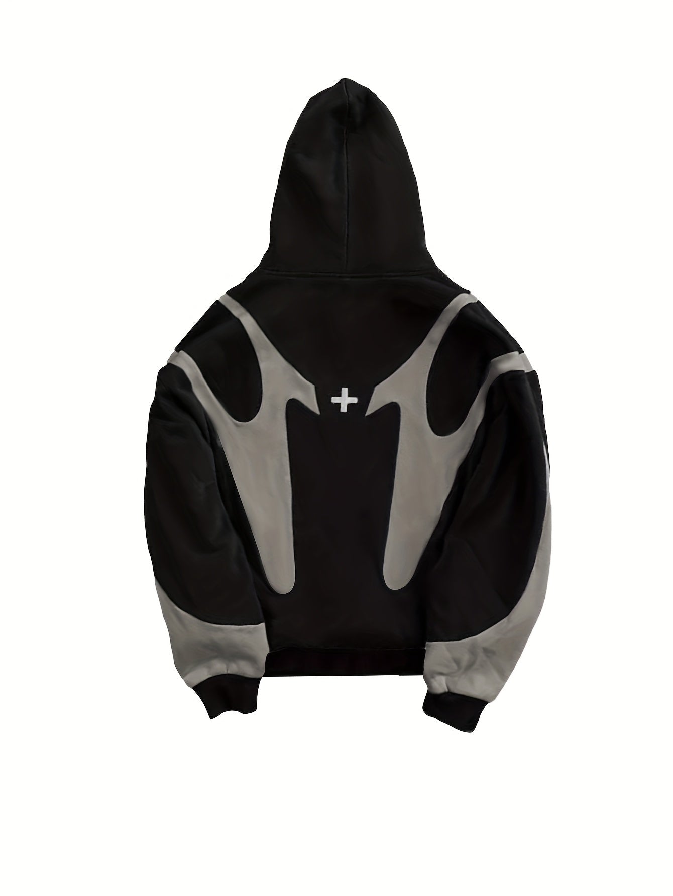 Y2K inspired embroidered hoodie for work and leisure in autumn and winter, with a thin velvet lining.