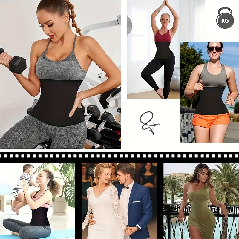 Women's fitness belts for shaping and toning.