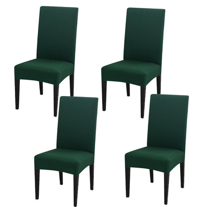 4/6 stretchable dining chair covers - removable, washable seat protector for easy cleaning and decorative style.