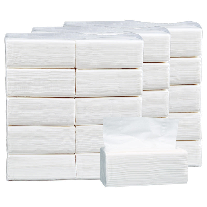 Pack of 10 3000 thick, high-quality paper towels. Made of multi-ply, wettable, durable, and absorbent wood material. Perfect for use at home, office, outdoors, or in an RV. Each sheet is individually formed.