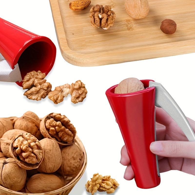 Durable Kitchen Gadget: Multi-Functional Nut Cracker Tool for Walnuts, Hazelnuts, Pecans, Seafood, Lobster, and Crab - Made of High-Quality Metal