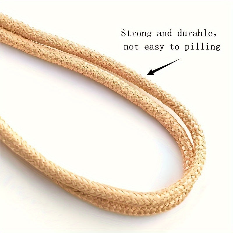 Fashionable and simple curtain binding rope available in 1 piece or 2 pieces. This decorative rope features creative pearl accents, adding beauty to your curtains. Use it as a decorative curtain buckle or binding strap for a simple and elegant touch.