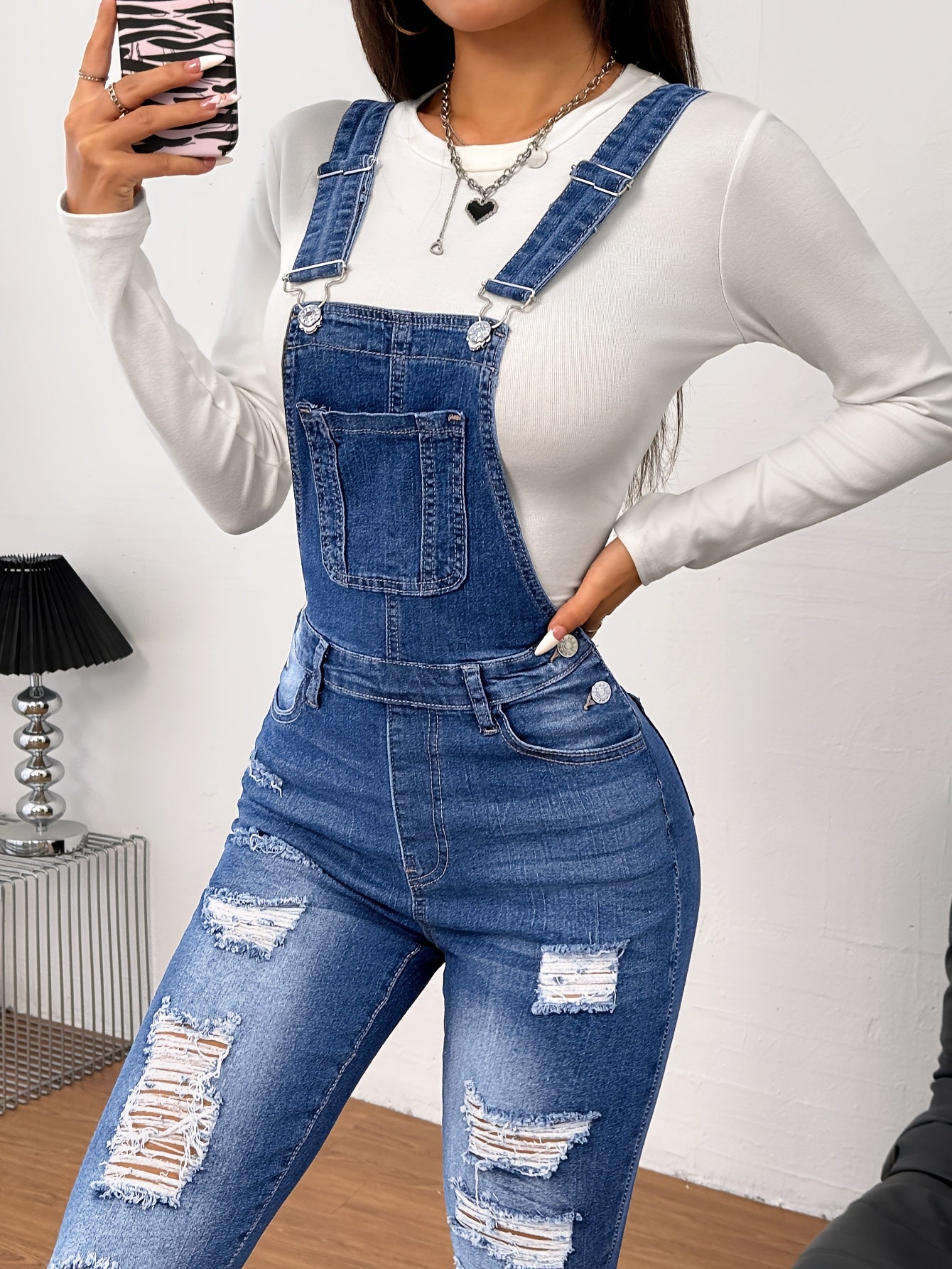 Stylish sleeveless denim overalls and jumpsuits for everyday wear, perfect for women's clothing.