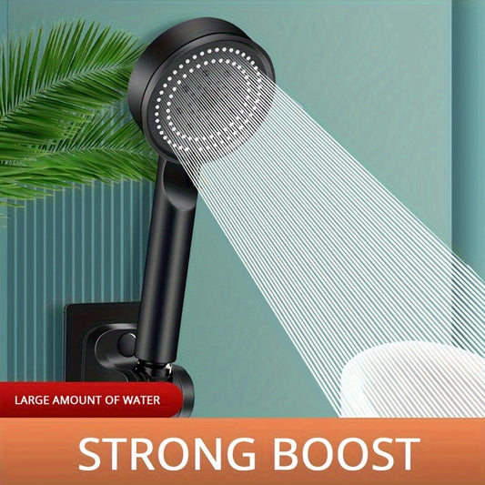 1pc 5-Mode High-Pressure Wall Mounted Shower Head