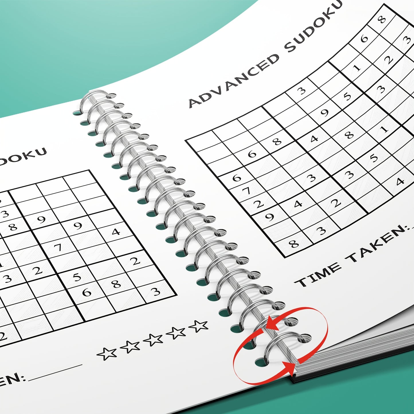 2024 Yil 1 dona Murakkab Sudoku Jumbo Kitobi Boshlovchilar uchun - Ingliz Tili, Diqqatni Oshirish va Muammo Hal qilish Qobiliyatini Rivojlantiradi ZHIDIAN INTERNATIONAL (USA) LLC. tomonidan.