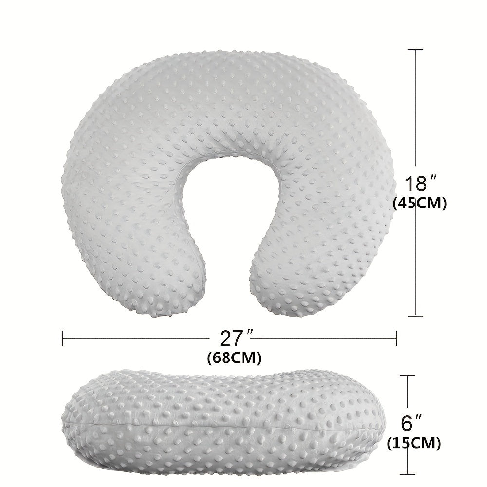 Set of 2 Ultra Soft Minky Nursing Pillow Covers - Luxurious Breastfeeding Slipcovers, Easy to Clean & Airy, Perfect for Holidays and Special Occasions