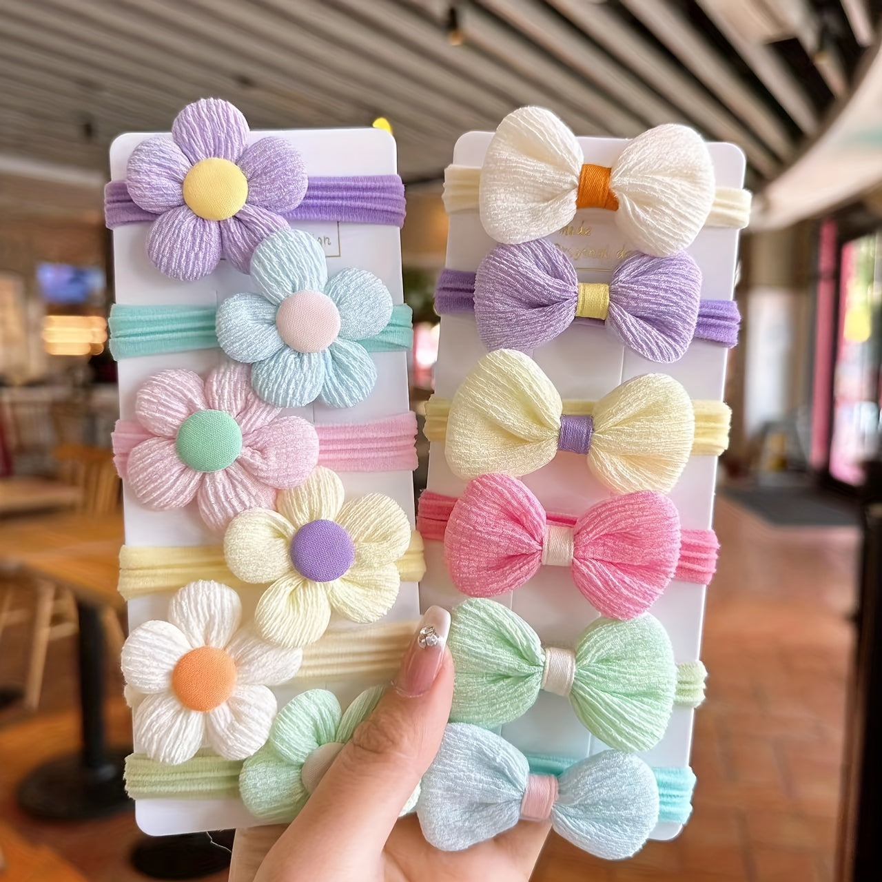 12PCS Cute Flower Bow Hair Accessories for Girls and Women, Perfect Gift Choice