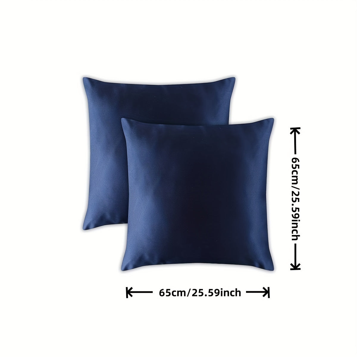 2 ta Luxurious Satin Pillowcase to'plami turli ranglarda - Yumshoq va havo o'tkazuvchi, oddiy parvarish uchun konvert yopilishi va zipper bilan - Yil davomida foydalanish uchun ideal (Yostiq qo'shimchalari kiritilmagan), Satin Pillowcase to'plami