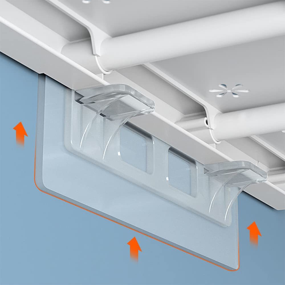 10 contemporary plastic wall mount utility hooks with strong self-adhesive for easy installation without punching. Suitable for closets, showcases, and brackets.