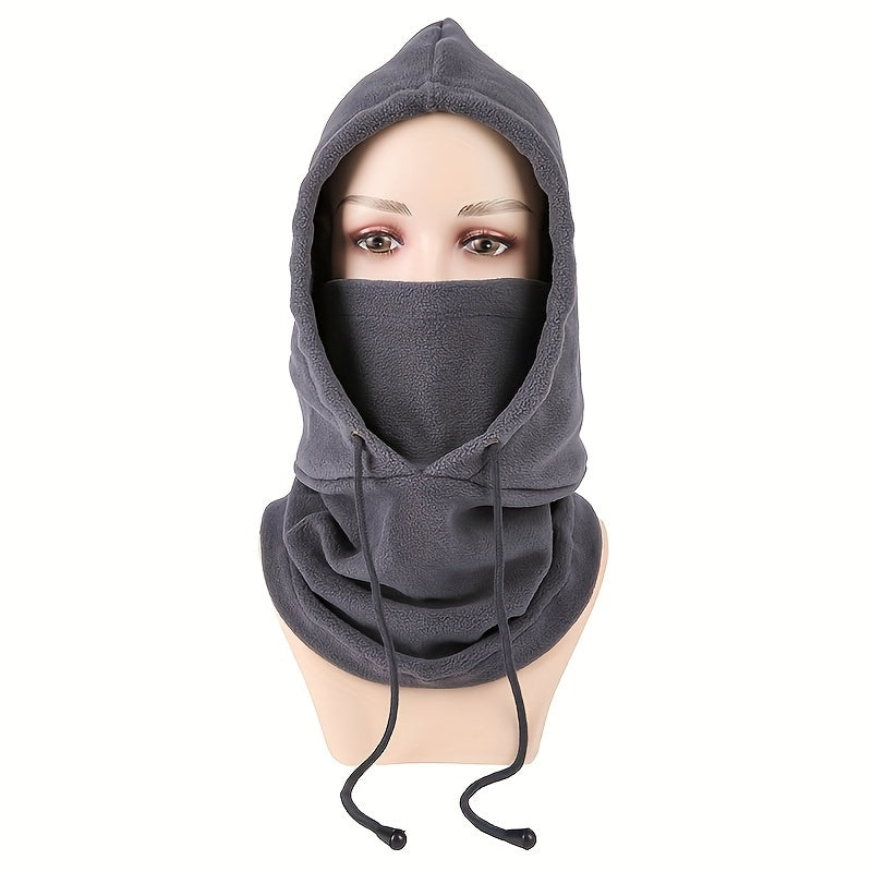 Stay warm during outdoor activities with this Polyester Balaclava Face Scarf. Perfect for cycling, skiing, or other cold weather activities, this windproof mask is crafted with woven techniques for durability. The elastic design ensures a comfortable