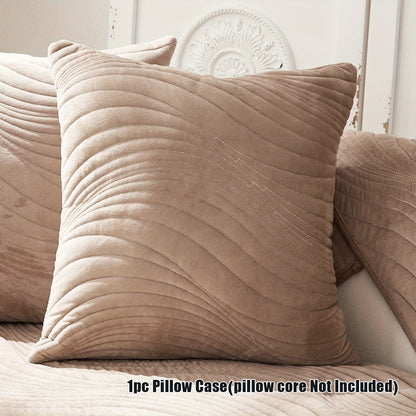 Stylish Nordic-inspired plush sofa cover for living room and office.