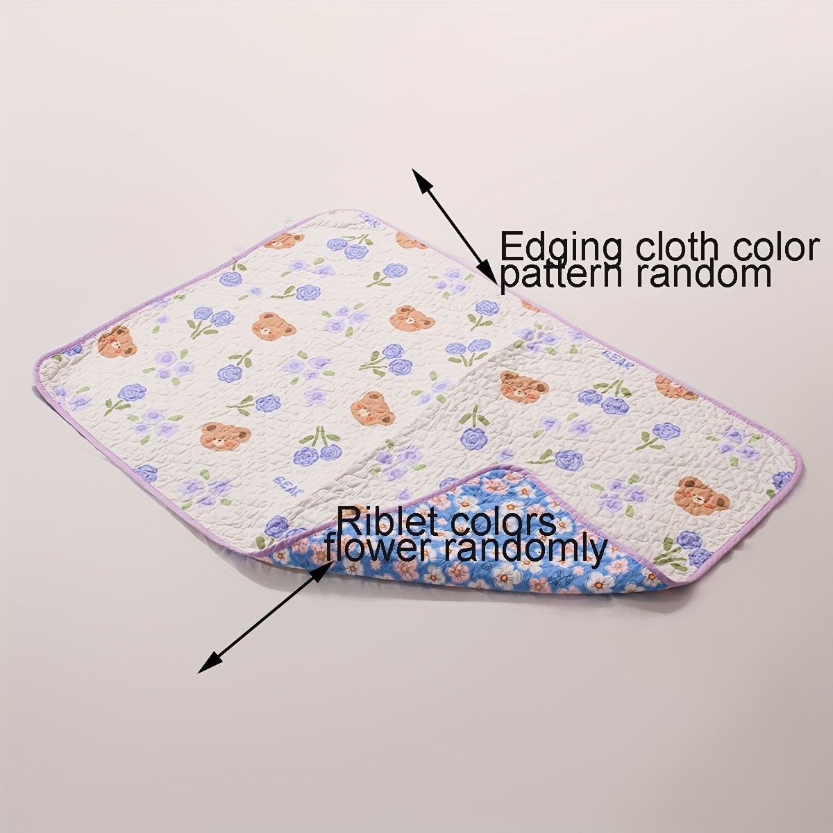 Leakproof Diaper Changing Pad - Washable, Double-Sided, All-Season, Perfect Gift for Thanksgiving or Valentine's Day in Mixed Colors