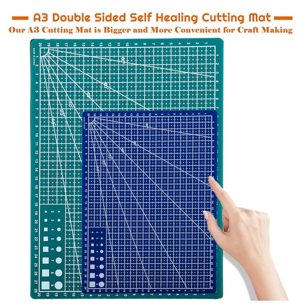 High-quality A3 rotary cutting mat, perfect for sewing and crafts, made of durable PP material.