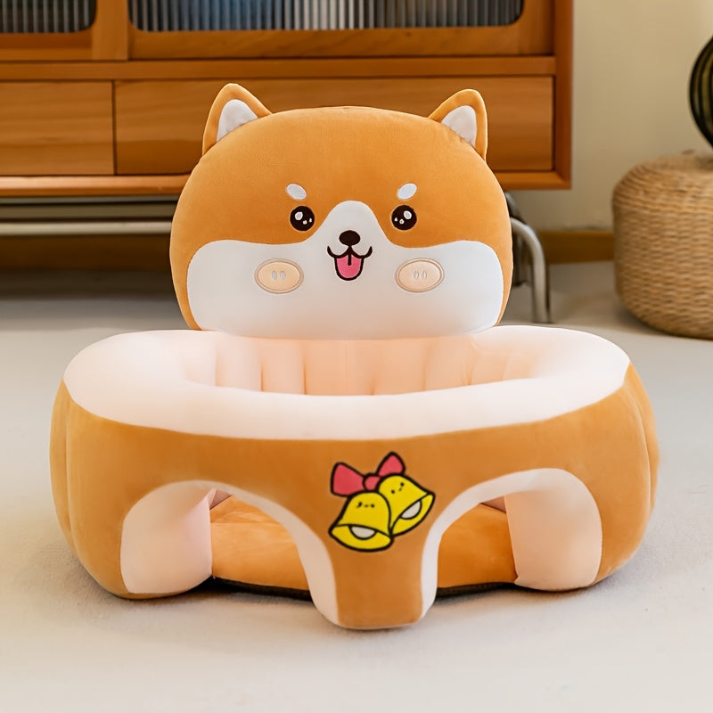 Introducing the new Three-dimensional Surrounding Baby Learning Chair with Strap - a cute and comfortable children's sofa for sitting, training, and learning. This baby floor seat booster chair is perfect for helping your little one sit up and explore