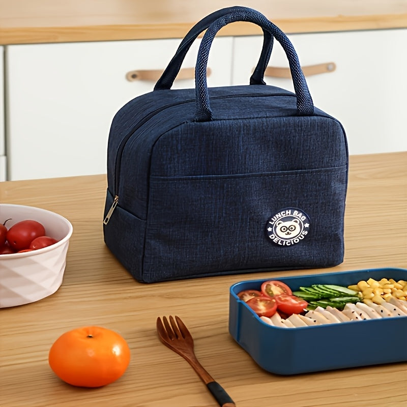 Stay organized on the go with our durable lunch bag made from Oxford cloth. This insulated thermal bento box carrier is perfect for work, school, or outdoor picnics. The aluminum foil lining keeps your food warm or cold for longer periods and the