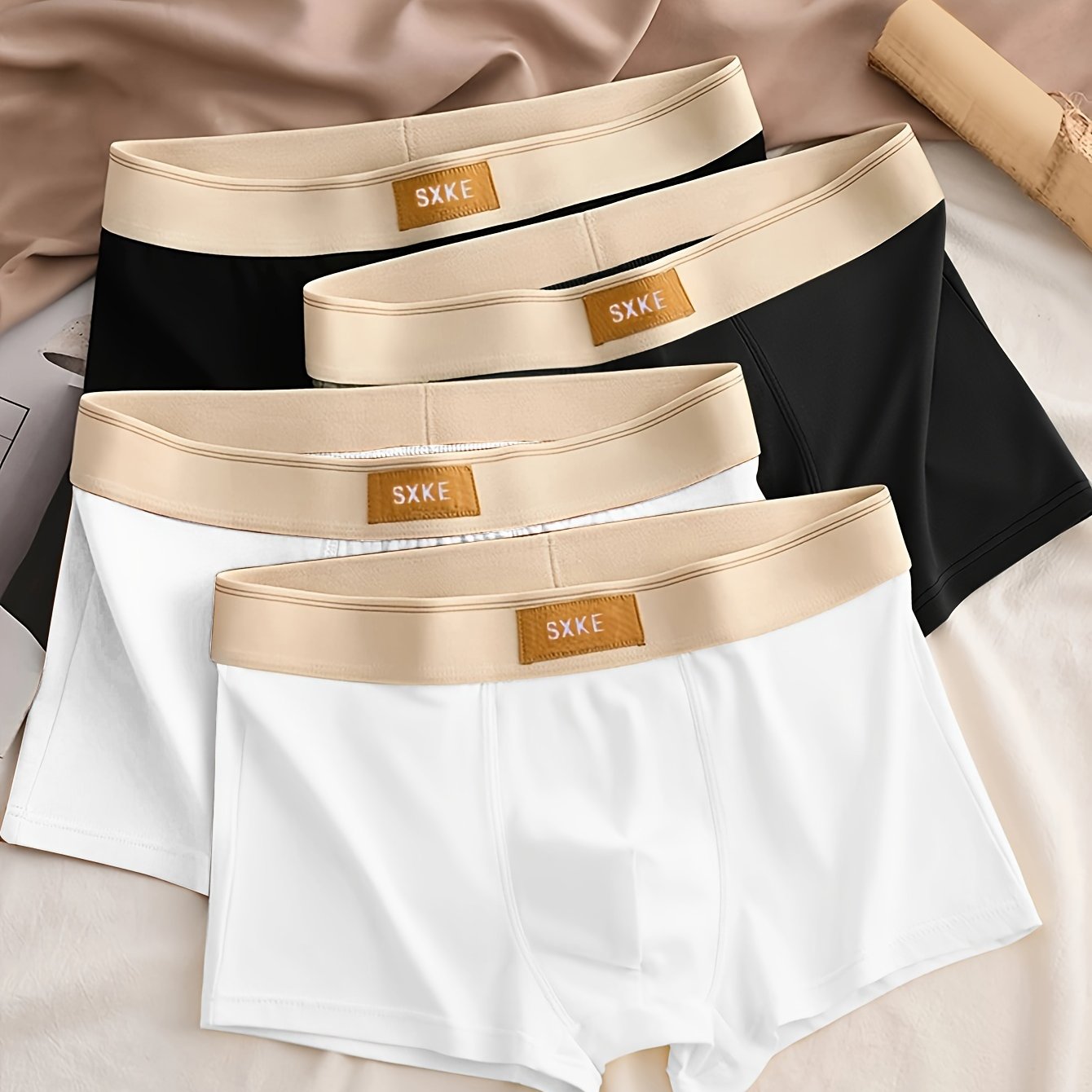 Breathable cotton underwear for students in large sizes, featuring a loose fit.