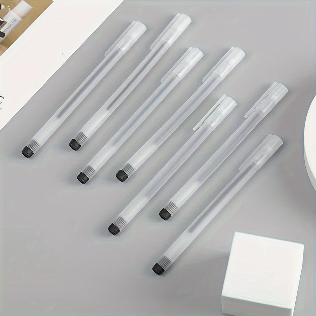 30 black Japanese gel ink ballpoint pens, 0.5mm ultra-fine tip, for home, school, and office use