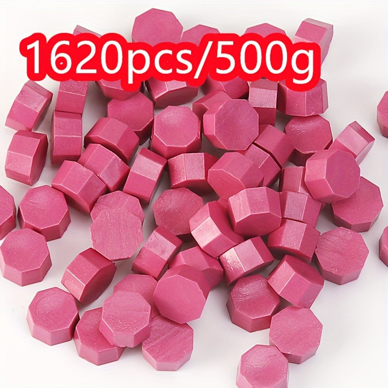 1620pcs/500g Octagonal wax particles for envelope special mud DIY gift box sealing wax retro bulk sealing wax particle