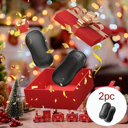 Get a pair of 2-Pack Portable Hand Warmers, with Rechargeable Magnetic Electric Heating Pads made from ABS Material. These hand warmers come with USB Charging and a 3000mAh Lithium Battery. Perfect for keeping warm at home, in the kitchen, or on outdoor