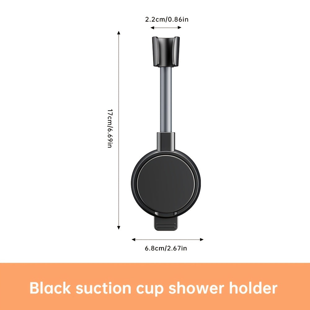 Musurjoy Bathroom Shower Head Holder - Adjustable wall-mounted base, no hole design. Ideal gift for New Year's or Valentine's Day.