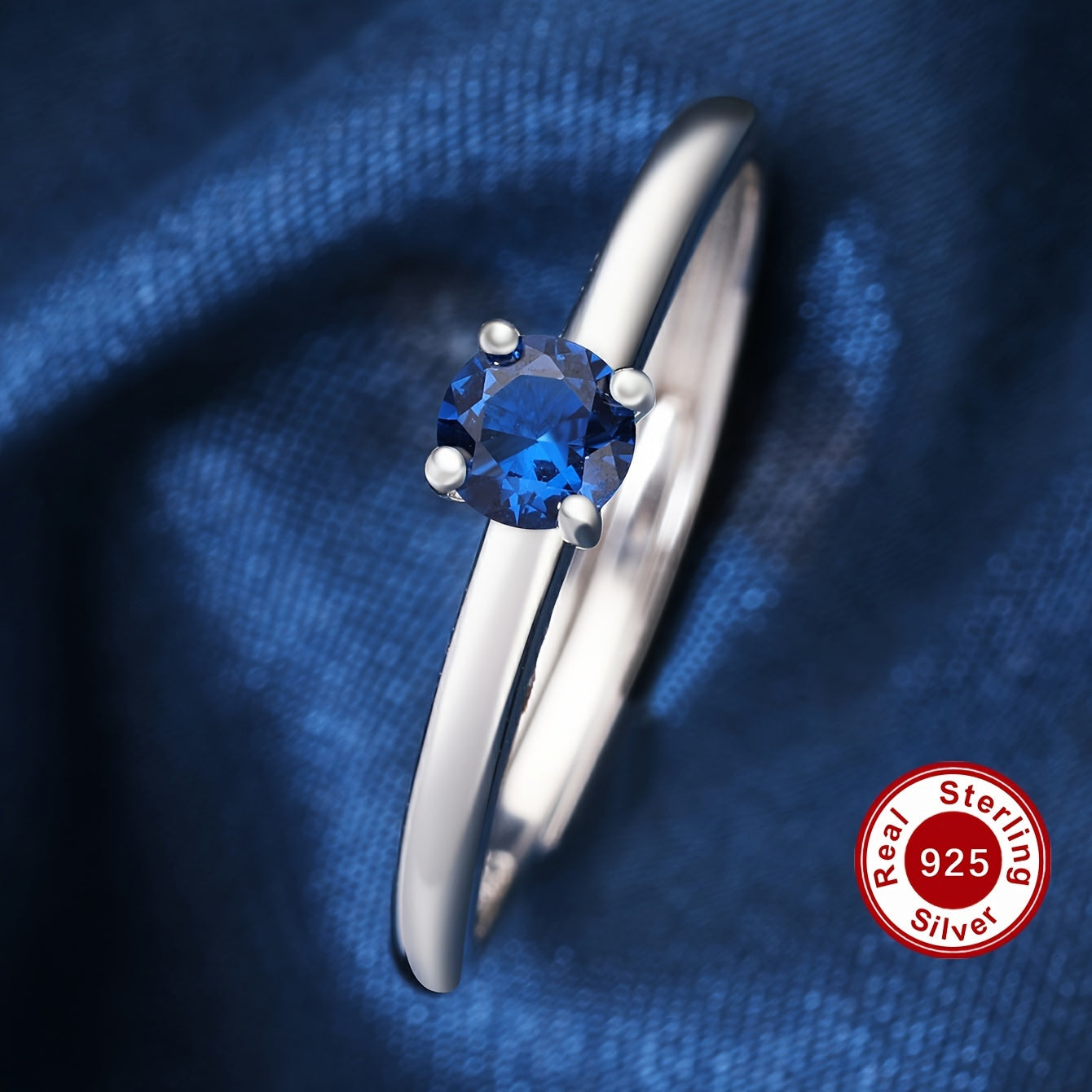 1 piece of low allergy 925 pure silver set with small zirconia stones and stackable design, featuring 12 birthstone options in an open wedding ring. The silvery set has a total weight of 1.26g, with the ring alone weighing 1.35g. This simple and elegant