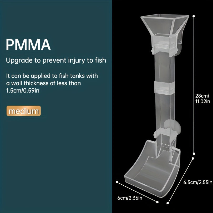 Aquarium Fish Feeding Kit includes Shrimp Plate, Acrylic Tube, and Cleaning Brush for Non-Electric Aquatic Pet Supplies, with Shrimp Feeding Ring and Feeding Pipe.