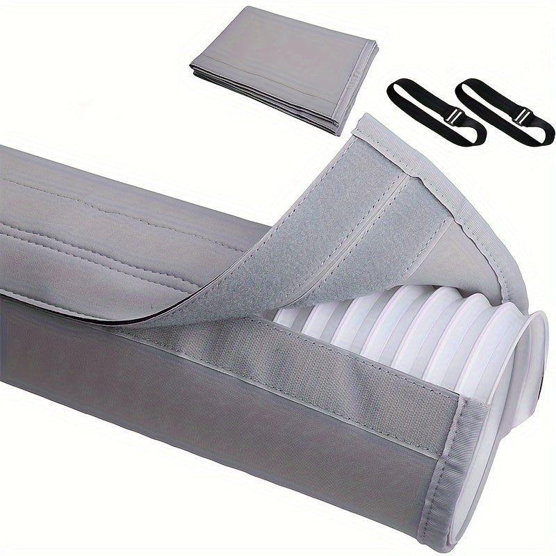 Insulated AC Hose Cover for Portable Air Conditioner - Thick 1pc Wrap for Heat Insulation on 12.7cm & 14.99cm Exhaust Hoses, No Electricity Required - Ideal for Auto Repair