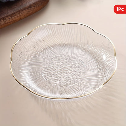 Luxurious crystal-textured plastic fruit bowl for living room decor.