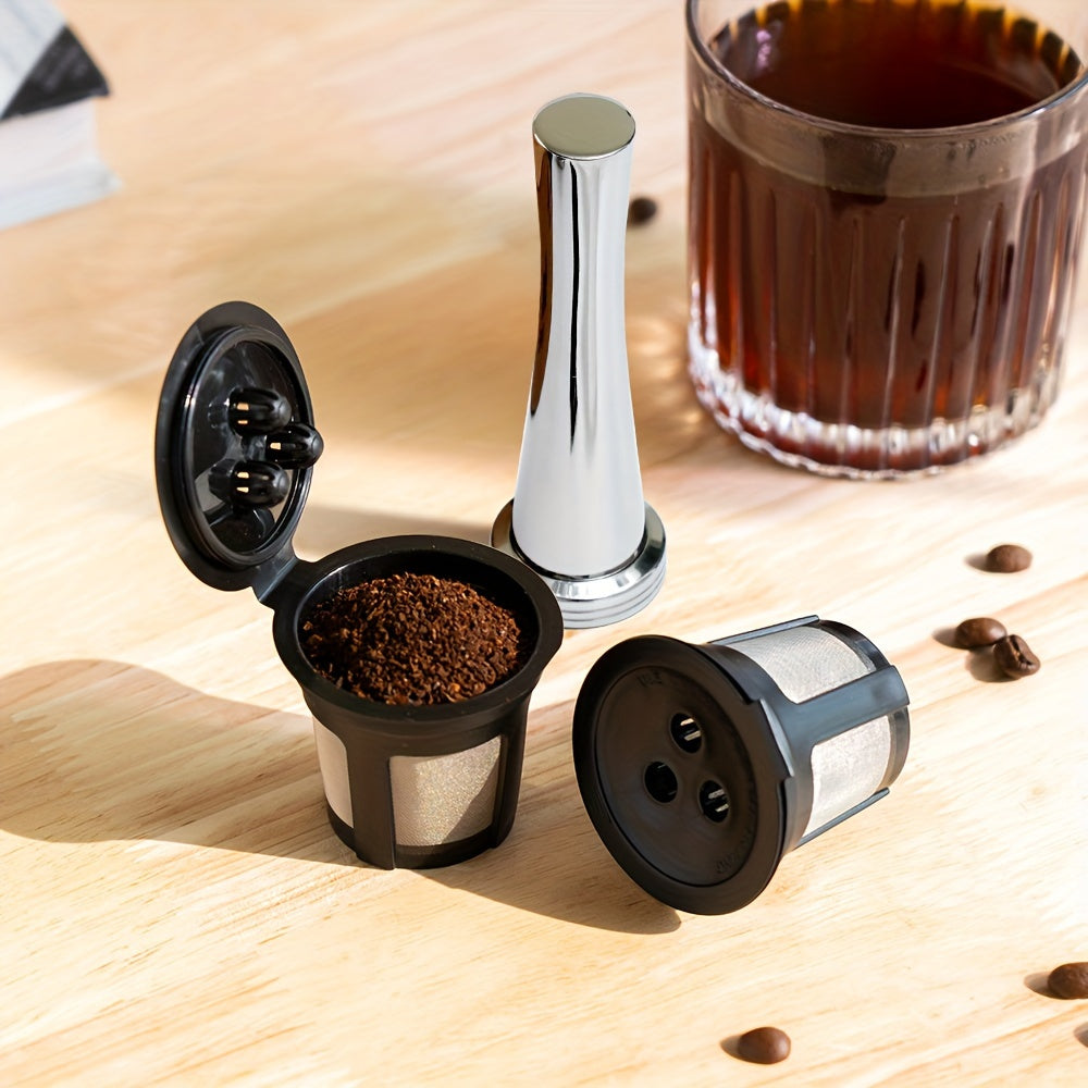 Ninja Dual Brew Pro Reusable Coffee Filter: 3-Hole Design Ensures Ideal Coffee Extraction.