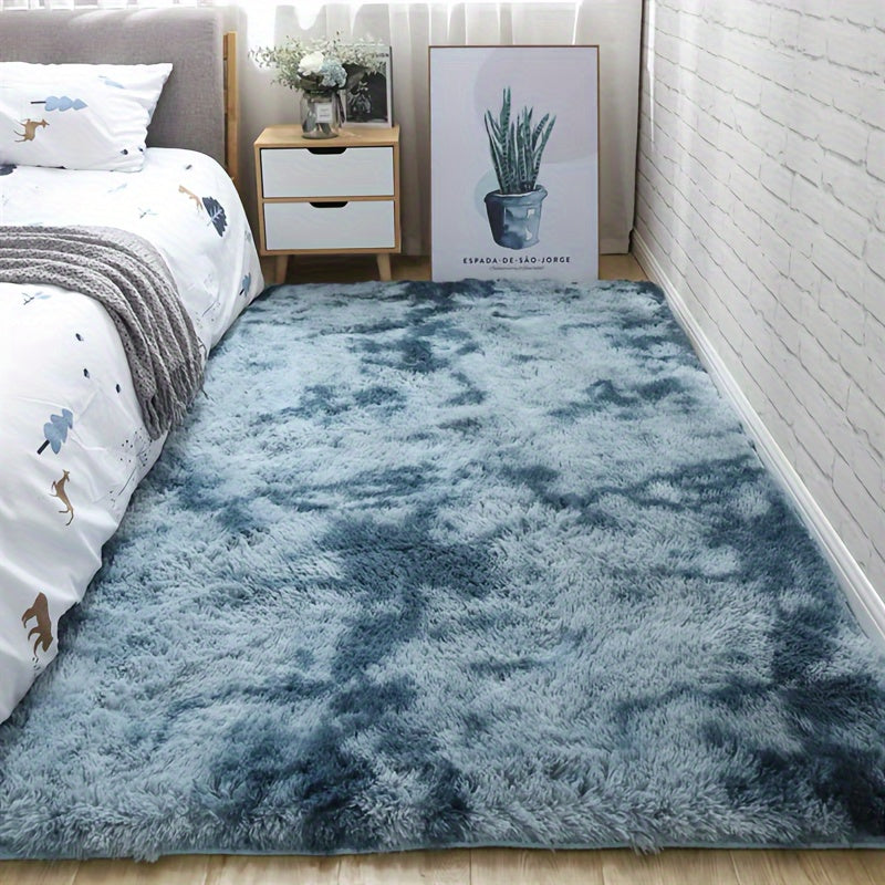 Soft and fluffy area rug, perfect for adding luxury to your bedroom and home decor. Non-slip and machine washable for easy maintenance.