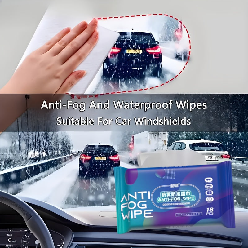 Keep your car windshield fog-free and waterproof with 1pc AutoCare Car Windshield Anti-Fog and Waterproof Wipes. This 2-in-1 Rain and Fog Eliminator makes for easy application, ensuring clear visibility and safer driving. Perfect for use in both the