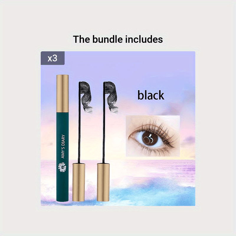 Ultra-Fine Volumizing Mascara, waterproof, sweatproof, long-lasting, and smudge-proof for all skin types. Ideal for festivals and special occasions.