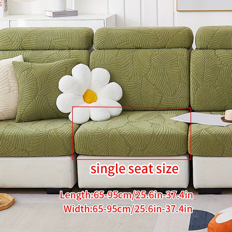 Non-slip elastic sofa slipcover protects furniture year-round in any room.