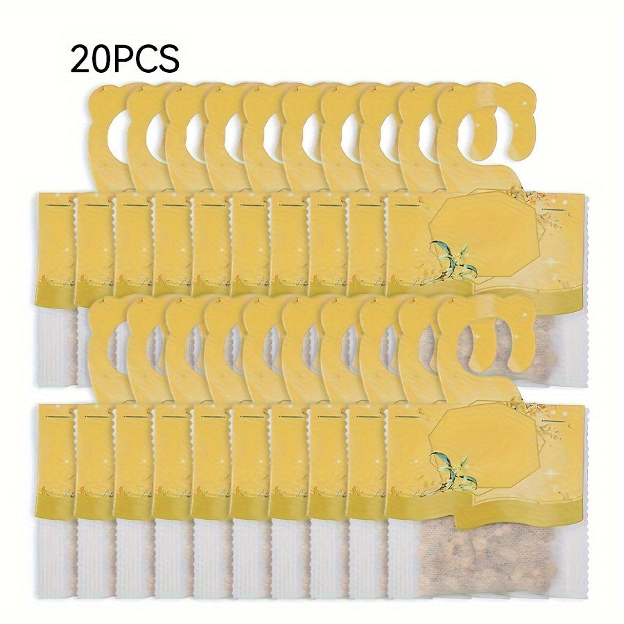 20 Jasmine scented drawer and closet fresheners - long-lasting, fragrant air bags for home decor, ideal for holidays and special occasions.