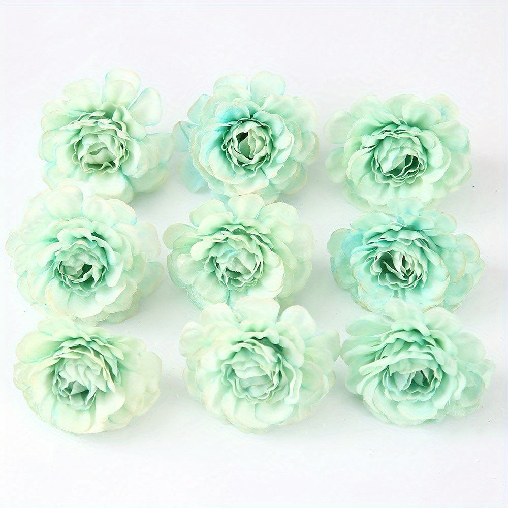 10/20pcs Multi-layer Rose Head Flower - Artificial DIY Wreath Material for Weddings and Home Decor