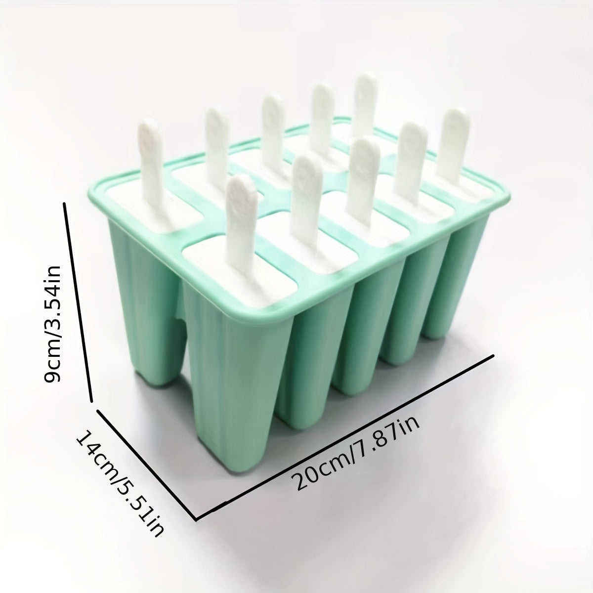 1 Popsicle Mold Set - Create unique frozen treats with this versatile silicone mold for ice cream, popsicles, and more. This household essential is perfect for making safe and delicious desserts. A must-have for any kitchen!